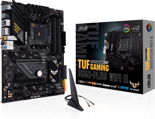 ASUS TUF GAMING B550-PLUS WIFI II AM4 Socket 4x4DDR 1xHDMI 1xDP 2xM.2